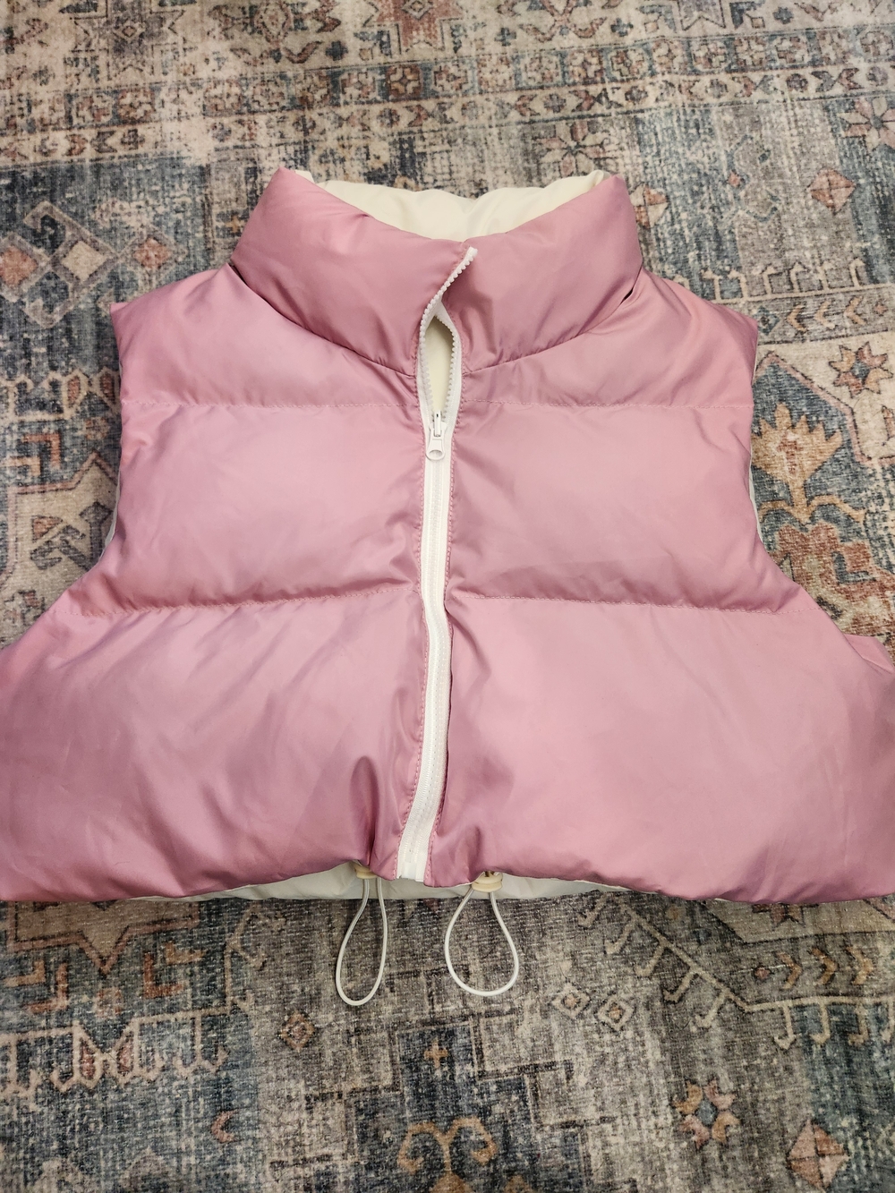 Pink Puffer Vest